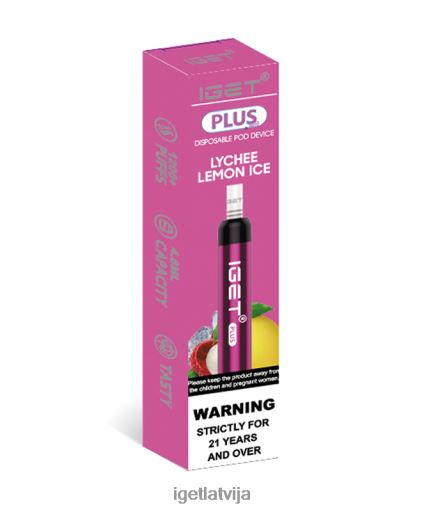 Iget Vape | iegūt plus N4HNB34 ličī citronu ledus