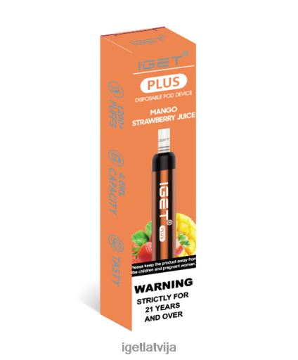 Iget Bar | iegūt plus N4HNB35 mango zemeņu sula