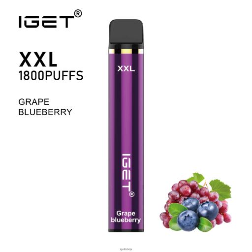 Iget Vape Price | iget xxl N4HNB57 vīnogu melleņu