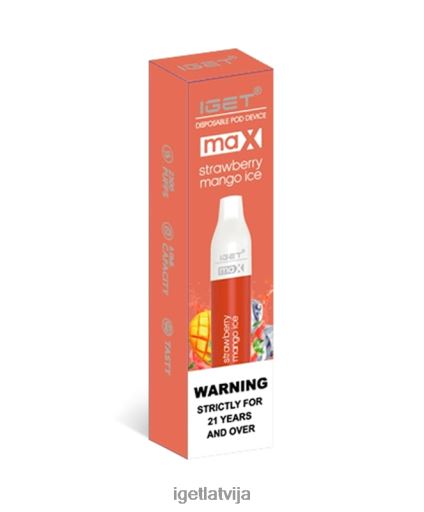Iget Vape Flavours | iegūt maks N4HNB91 zemeņu mango ledus