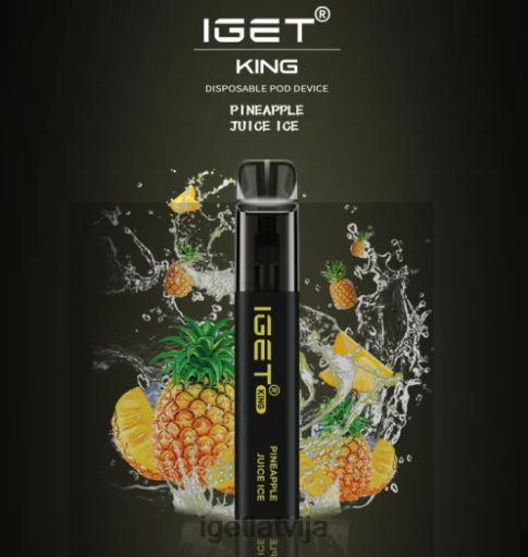 Iget Vape | iget king - 2600 uzpūtienu N4HNB599 ananāsu sulas ledus