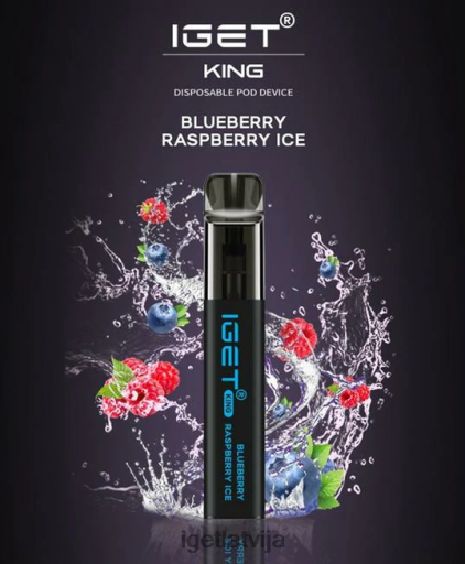 Iget Vape Price | iget king - 2600 uzpūtienu N4HNB628 melleņu aveņu ledus