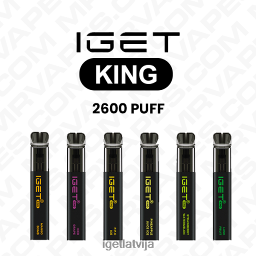 Iget Online | iget king vienreizējās lietošanas vape vairumtirdzniecība (2600 piepūles) N4HNB634