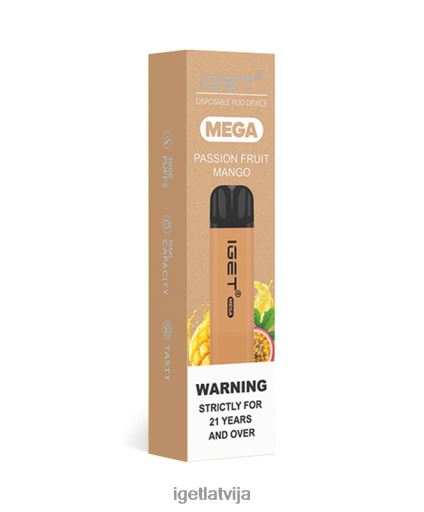 Iget Vape Price | iget mega N4HNB137 pasifloras augļu mango