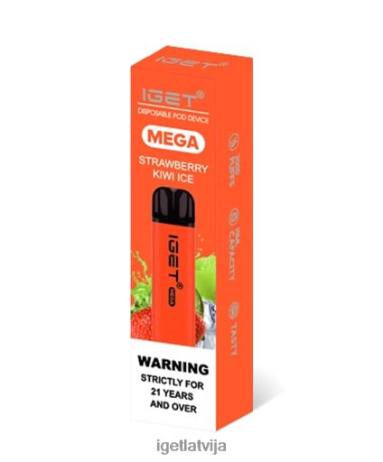 Discount Iget Vapes | iget mega N4HNB143 zemeņu kivi ledus