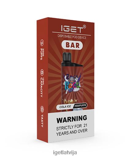 Iget Vape Flavours | get bar N4HNB156 kolas ledus