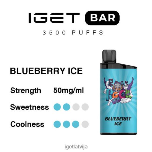 Discount Iget Vapes | iget bārs 3500 uzpūtienus N4HNB288 melleņu ledus