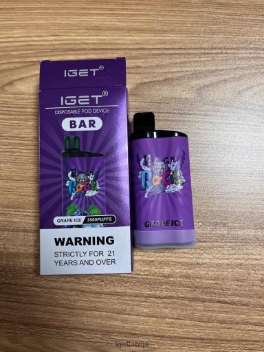 Iget Bar | iget bārs 3500 uzpūtienus N4HNB300 vīnogu ledus