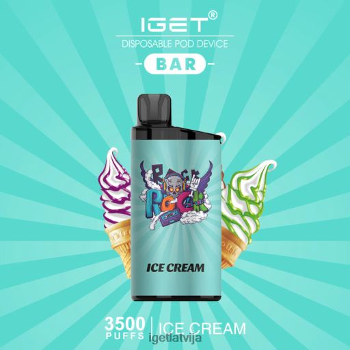Iget Buy Online | iget bārs - 3500 uzpūtienus N4HNB454 saldējums