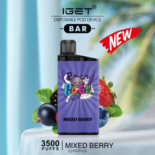 Iget Vape Price | iget bārs - 3500 uzpūtienus N4HNB487 jaukta oga