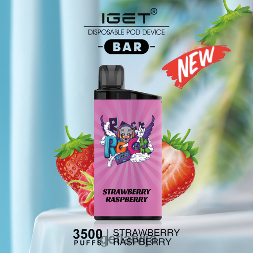 Iget Buy Online | iget bārs - 3500 uzpūtienus N4HNB596 zemeņu avenes