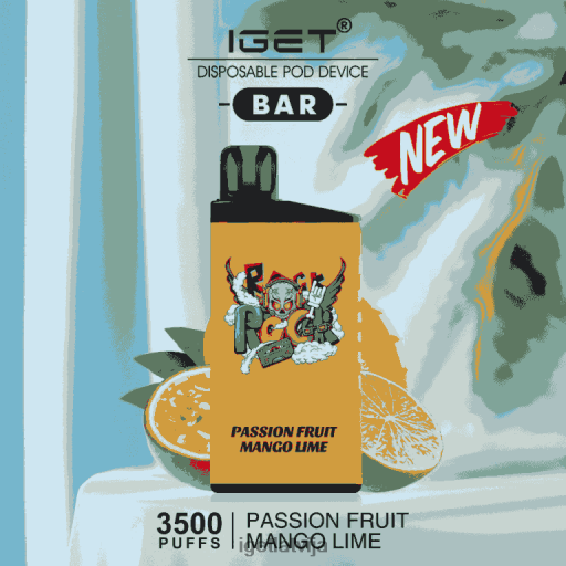 Discount Iget Vapes | iget bārs - 3500 uzpūtienus N4HNB616 pasifloru mango laima