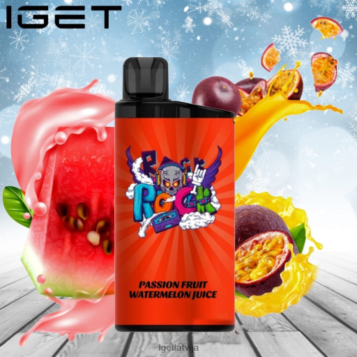 Iget Vape Price | iget bārs - 3500 uzpūtienus N4HNB652 pasifloru arbūzu sula
