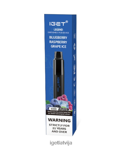 Discount Iget Vapes | iegūt leģendu N4HNB181 melleņu aveņu vīnogu ledus