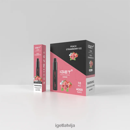 Iget Buy Online | iget legend 4000 pūtieni N4HNB330 persiku zemeņu ledus