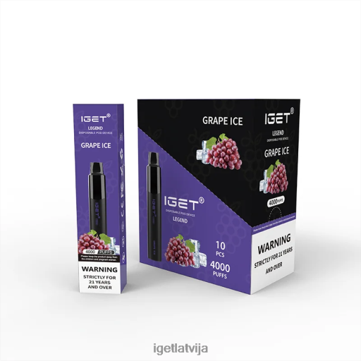 Iget Store | iget legend 4000 pūtieni N4HNB331 vīnogu ledus