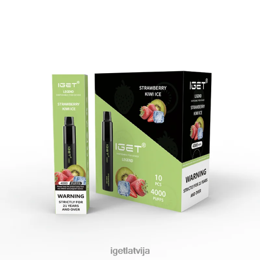 Iget Vape Price | iget legend 4000 pūtieni N4HNB337 zemeņu kivi ledus