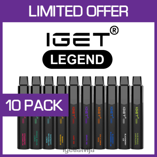 Iget Bar Online | iget legend - 4000 uzpūtienu - 10 iepakojumi N4HNB533