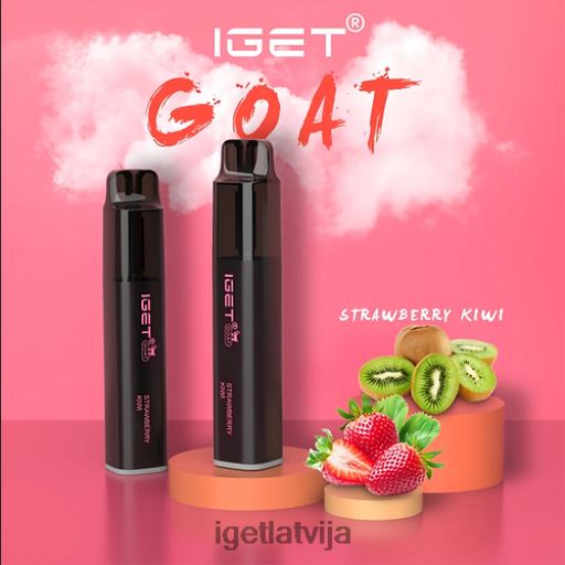Iget Vape Flavours | iget kaza - 5000 uzpūtienu N4HNB558 zemeņu kivi