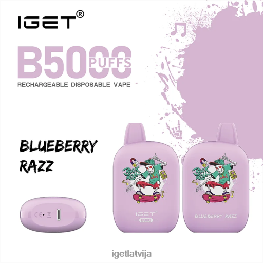 Iget Store | saņem b5000 N4HNB310 melleņu razz