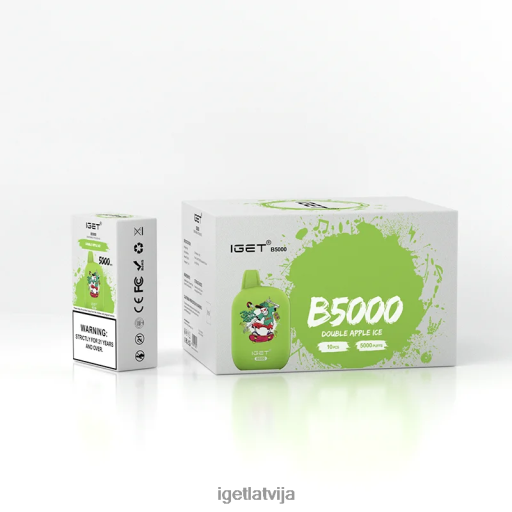 Iget Vape Flavours | saņem b5000 N4HNB315 dubultā ābolu ledus