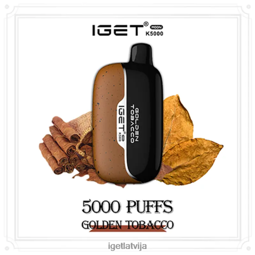 Iget Vape Flavours | iget moon 5000 puffs N4HNB211 zelta tabaka