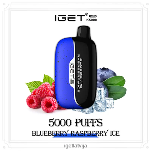 Iget Bar Online | iget moon 5000 puffs N4HNB213 melleņu aveņu ledus