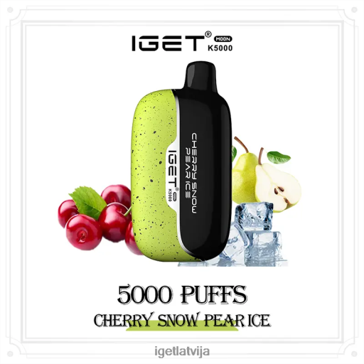 Iget Buy Online | iget moon 5000 puffs N4HNB215 ķiršu sniega bumbieru ledus