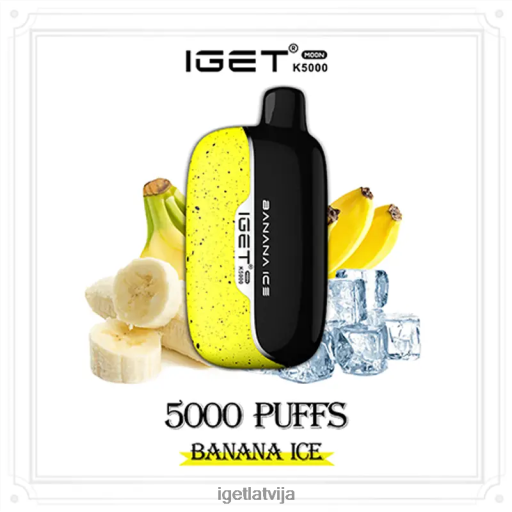 Iget Vape Flavours | iget moon 5000 puffs N4HNB221 banānu ledus