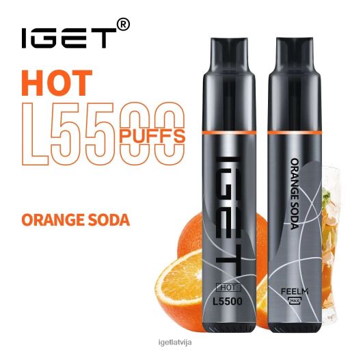 Iget Bar | uzkarst - 5500 uzpūtienu N4HNB481 apelsīnu soda