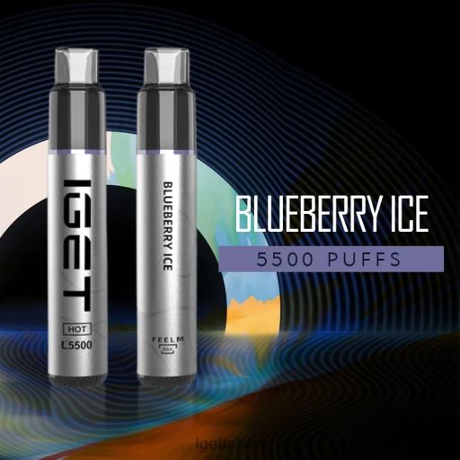 Iget Vape Price | uzkarst - 5500 uzpūtienu N4HNB522 melleņu ledus