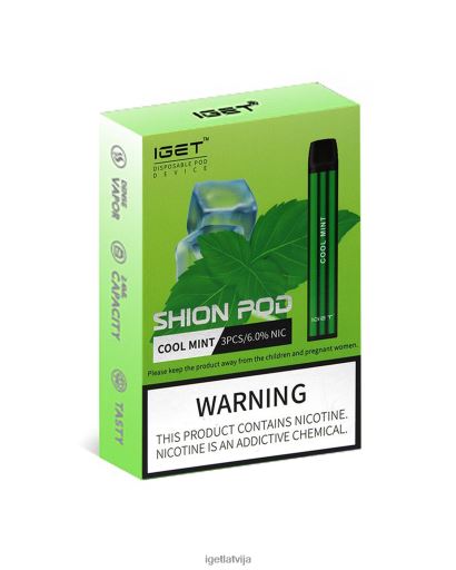 Iget Vape | 3 x iget shion N4HNB11 forša piparmētra