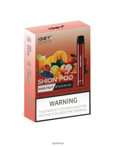 Discount Iget Vapes | 3 x iget shion N4HNB20 jauktas ogas
