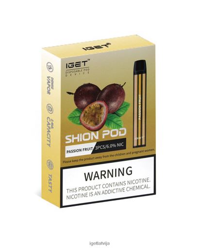 Iget Bar | 3 x iget shion N4HNB22 pasifloras augļi