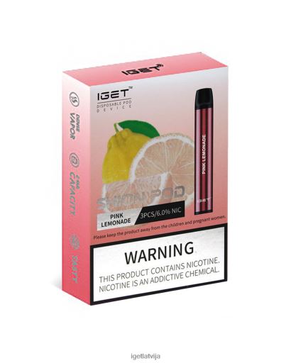Iget Bar Online | 3 x iget shion N4HNB25 rozā limonāde