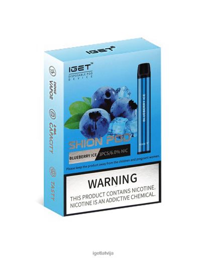 Iget Vape Price | 3 x iget shion N4HNB4 melleņu ledus