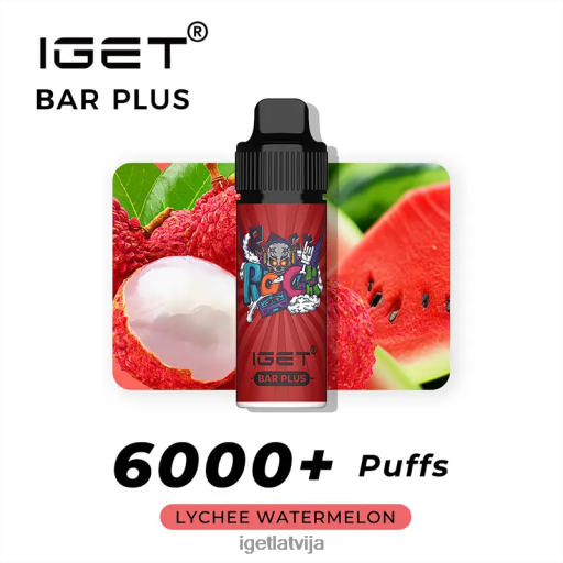 Iget Discount | iget bārs plus 6000 uzpūtienu N4HNB237 ličī arbūzs