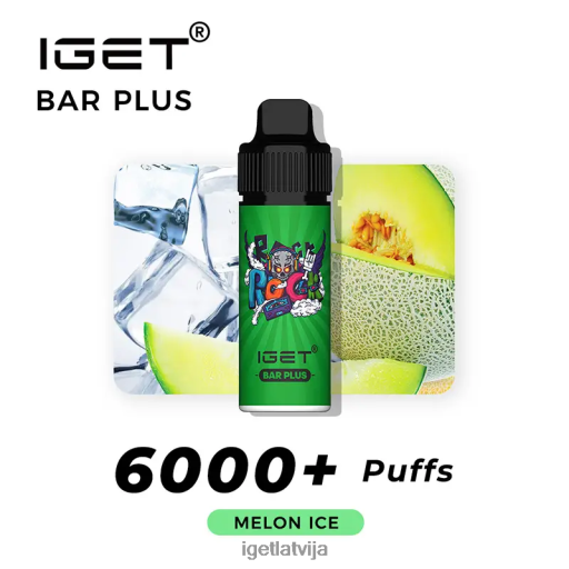 Iget Bar | iget bārs plus 6000 uzpūtienu N4HNB250 melones ledus