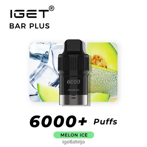 Iget Bar | iget bārs plus pod 6000 uzpūtienu N4HNB260 melones ledus