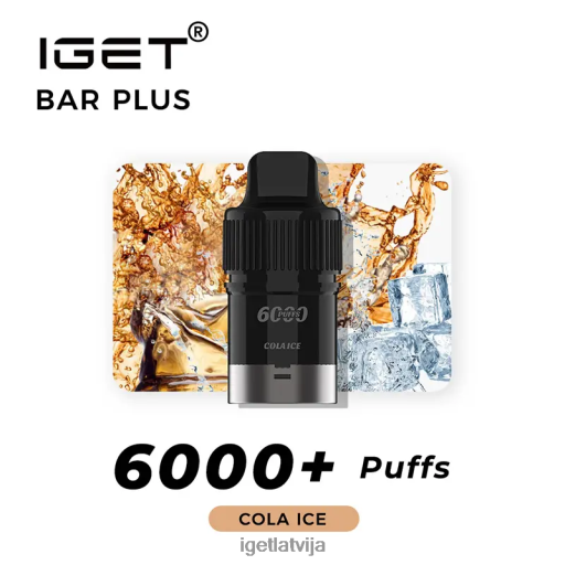 Iget Bar Online | iget bārs plus pod 6000 uzpūtienu N4HNB263 kolas ledus