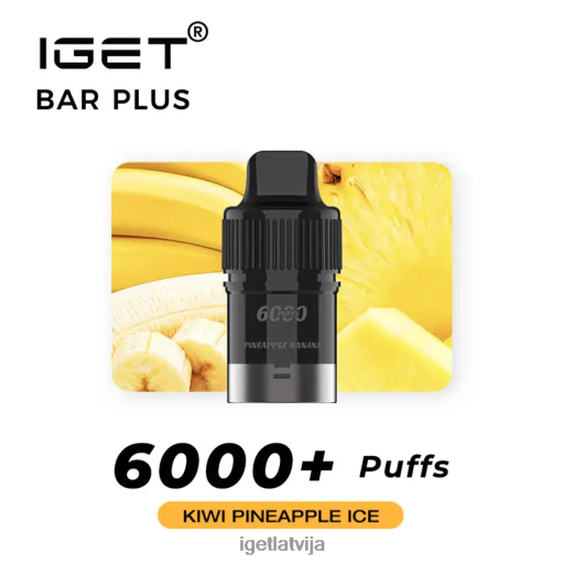 Iget Bar | iget bārs plus pod 6000 uzpūtienu N4HNB270 kivi ananāsu ledus