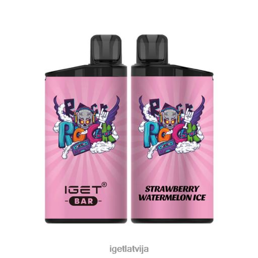 Iget Vape Price | bez nikotīna iget bārs 3500 uzpūtienus N4HNB396 zemeņu arbūzu ledus
