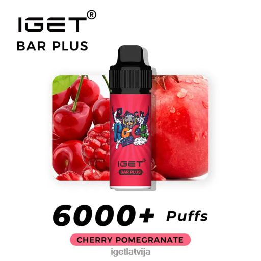 Iget Vape Flavours | iget bārs bez nikotīna un vape komplekts N4HNB371 ķiršu granātābols